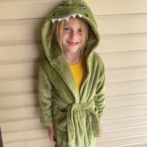 Dino Fleece Robe